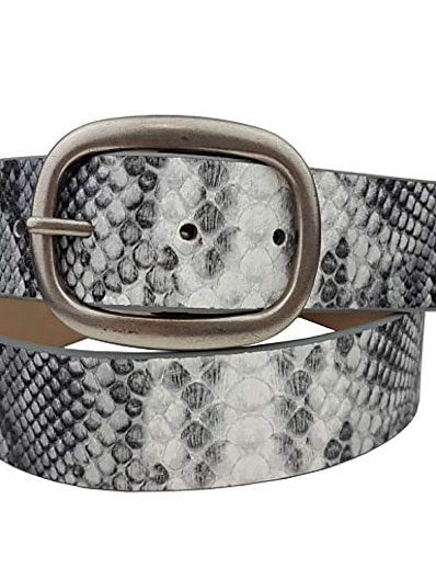 abordables Cinturón-Mujer Cinturón Slim Cuero de PU Cinturón Color sólido