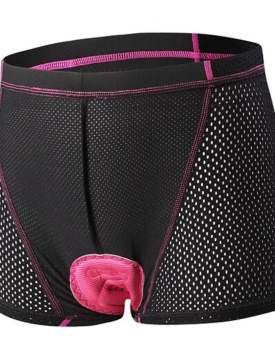 cheap Cycling-Women&#039;s Cycling Underwear 3D Padded Shorts Bike Mountain Bike MTB Road Bike Cycling Shorts MTB Shorts Sports Rosy Pink Red Spandex Polyester 3D Pad Breathable Moisture Wicking Clothing Apparel Bike