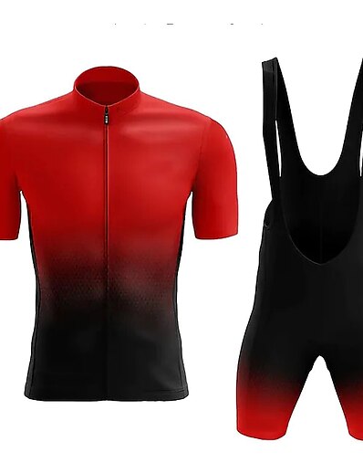 cheap Cycling-men&#039;s cycling jersey set, cycling shorts gel padded shorts cycling jersey combo kit (size : m)
