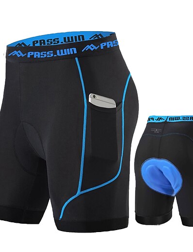 cheap Cycling-Men&#039;s Cycling Padded Shorts Bike Mountain Bike MTB Road Bike Cycling Padded Shorts / Chamois Sports Blue Spandex Polyester 3D Pad Breathable Quick Dry Clothing Apparel Bike Wear / Athleisure