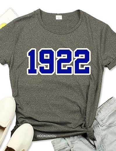 cheap Women&#039;s Tops-european and american summer new ebay short t-shirt 1922 digital printing men&#039;s and women&#039;s tops