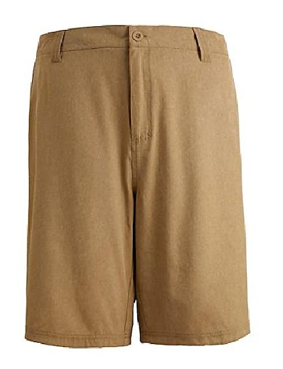 cheap Men&#039;s Bottoms-Mens Khaki Shorts Casual Regular Fit Lightweight Quick Dry Flat Front Golf Shorts Khaki 34