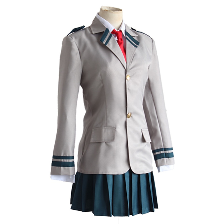  Inspired by My Hero Academia Boko No Hero Ochaco Uraraka Anime Cosplay Costumes Japanese Cosplay Suits Coat Skirt Tie For Women's