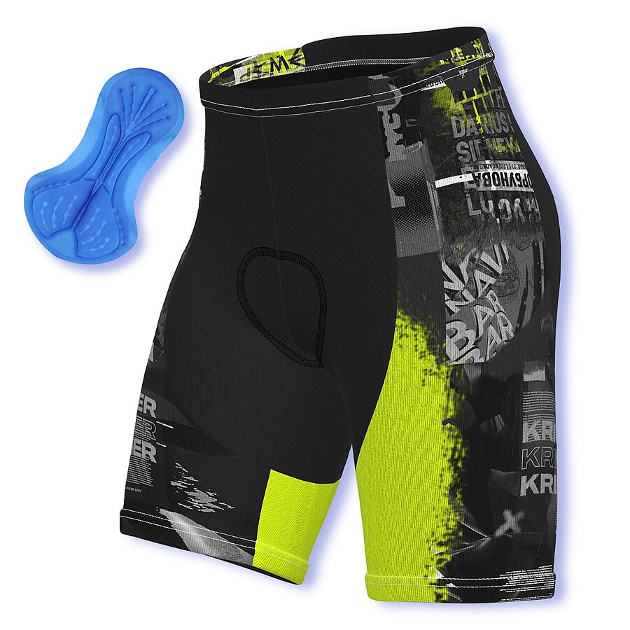 21Grams® Per uomo Pantaloncini imbottiti da ciclismo Bicicletta Ciclismo da  montagna Cicismo su strada Pantaloncini / Cosciali Pantaloncini  Pantaloncini imbottiti di protezione Gli sport Pop art Verde del 8519829  2022 a $26.99
