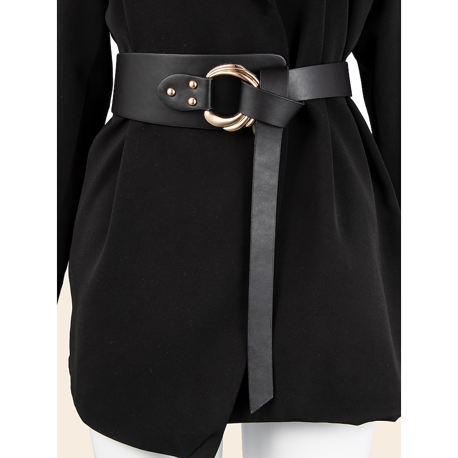  Women's Wide Belt Black Dailywear Holiday Date Dress Belt Pure Color / Fall / Winter / Spring / Summer / Alloy