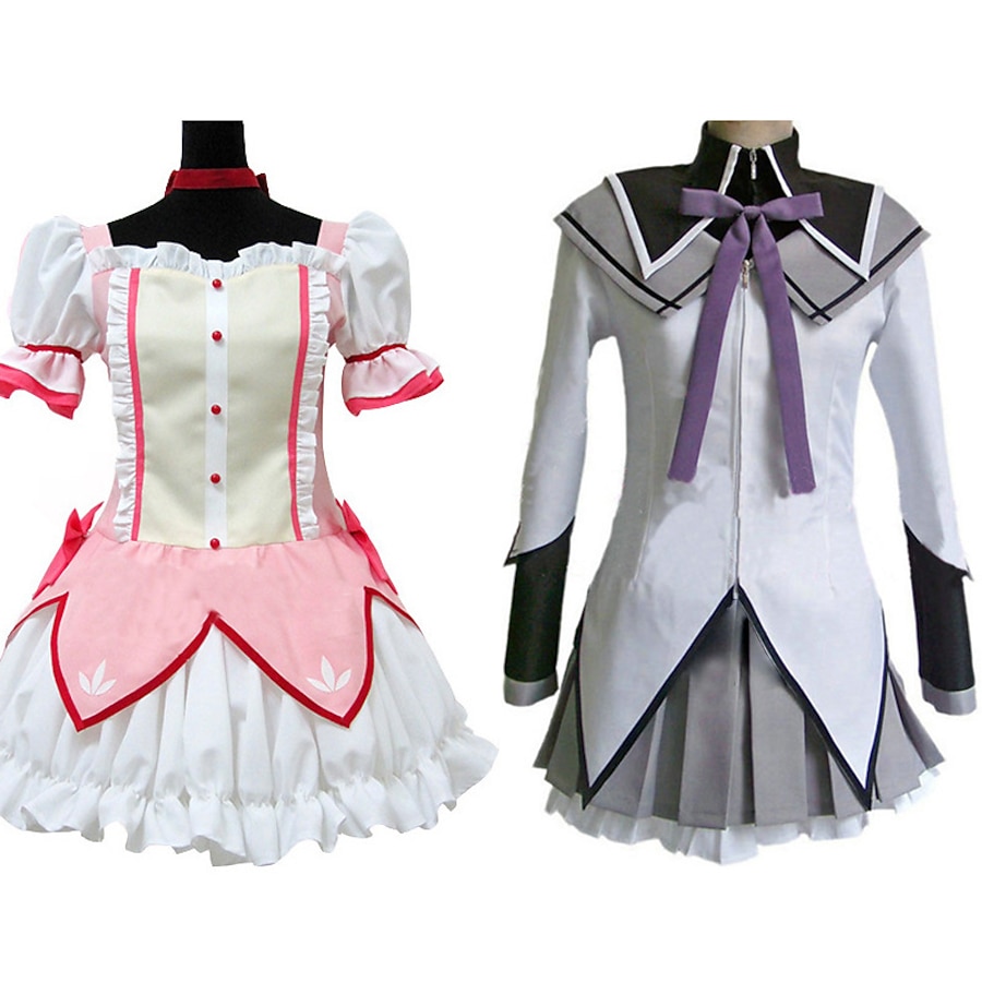  Inspired by Puella Magi Madoka Magica Akemi Homura Anime Cosplay Costumes Japanese Cosplay Suits For Women's