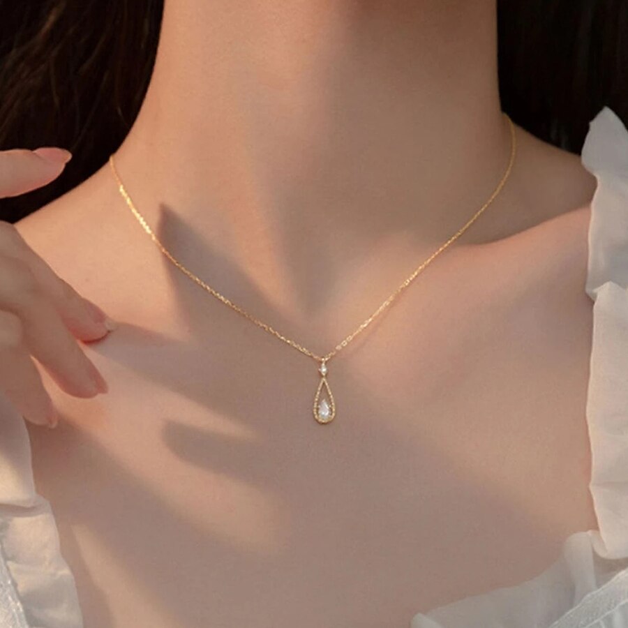  1pc Necklace Women's Sport Formal Engagement Classic Alloy Pear