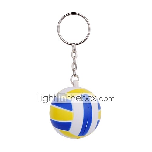 Color Ball Style Keychain with Soft Plastic Material-Blue 2026 - $3.49 –P1