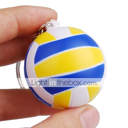 Color Ball Style Keychain with Soft Plastic Material-Blue 2026 - $3.49 –P4