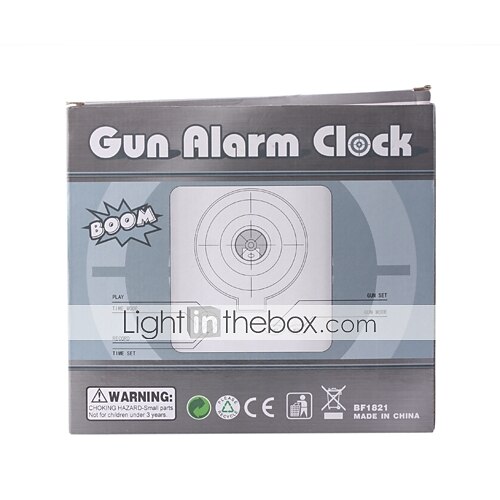 Novelty Laser Gun Target Shooting Digital Alarm Clock (4xAA) 2025 - $41.99 –P3