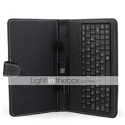 Capa de couro para proteção do teclado 7 polegadas Tablet PC (porta USB) de 2026 por $18.99 –P5