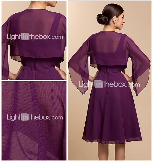 Coats / Jackets Chiffon Wedding / Party Evening / Casual Wedding Wraps With Draping / Solid 2025 - $20.99 –P2
