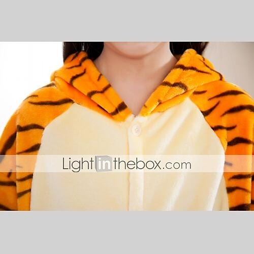 Kigurumi-Pyjamas Ausgefallene Kostüme Nachtwäsche Tier Tiger Zeichentrick Warm Schlafanzug Lustiges Kostüm Kinder Unisex Jungen und Mädchen Weihnachten Halloween Karneval Party Leistung Hausbekleidung 2026 - $34.99 –P3