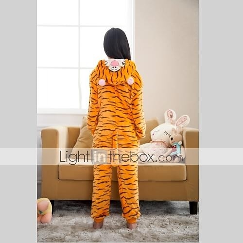 Kigurumi-Pyjamas Ausgefallene Kostüme Nachtwäsche Tier Tiger Zeichentrick Warm Schlafanzug Lustiges Kostüm Kinder Unisex Jungen und Mädchen Weihnachten Halloween Karneval Party Leistung Hausbekleidung 2026 - $34.99 –P2