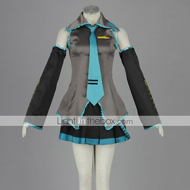 Vocaloid Hatsune Miku Video Spiel Cosplay Kostüme Bluse Rock Krawatte Gürtel NE