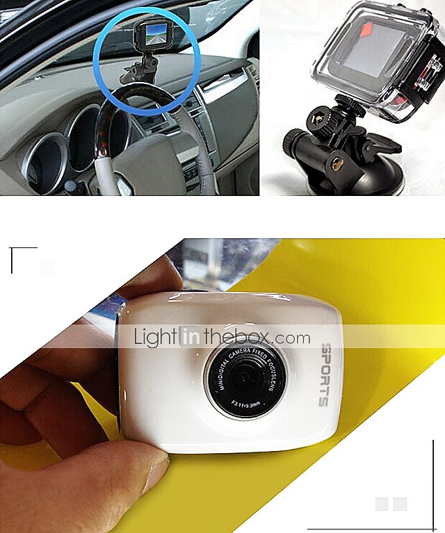 Toimintakamera / Urheilukamera 3MP 2592 x 1944 Vedenkestävä / Mukava / All-in-one 4X 1,5 CMOS 32 GB H.264Vuorikiipeily / Universaali / 2026 - $46.99 –P7