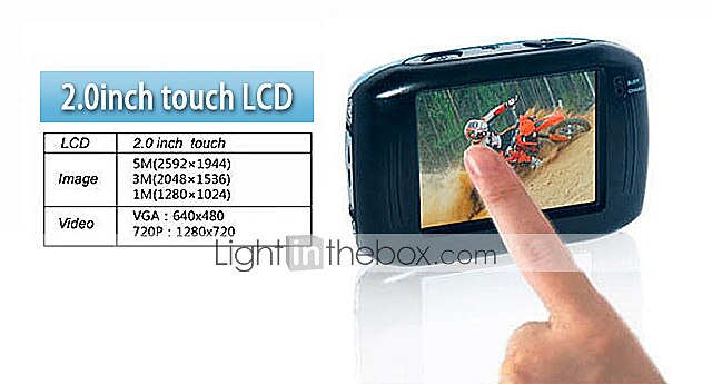 Toimintakamera / Urheilukamera 3MP 2592 x 1944 Vedenkestävä / Mukava / All-in-one 4X 1,5 CMOS 32 GB H.264Vuorikiipeily / Universaali / 2026 - $46.99 –P4