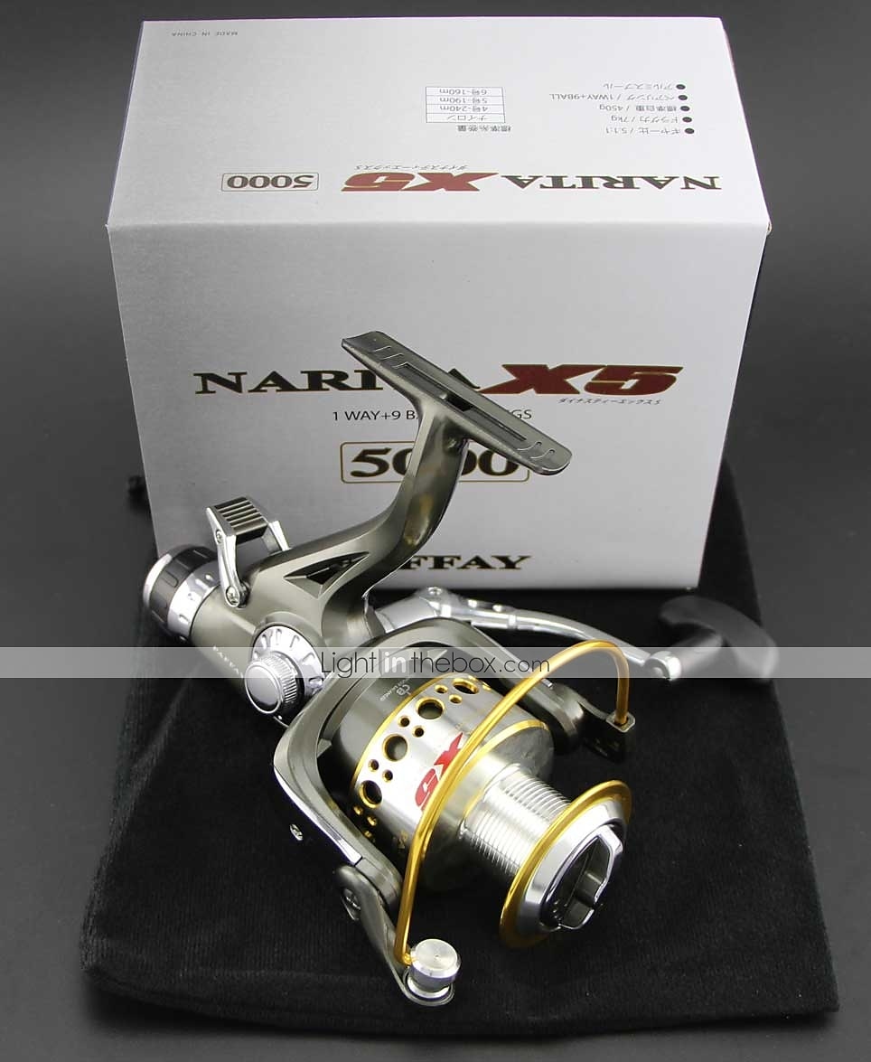 Most Popular Smooth Spinning Reel NARITA X5-3000 Gear Ratio 5.1:1