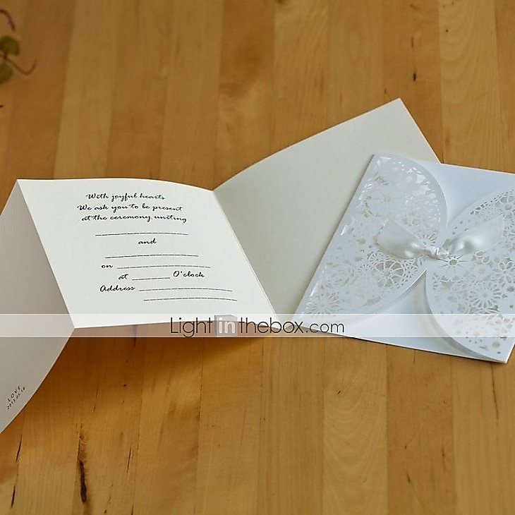 Wikkelen & Verpakking Uitnodigingen van het Huwelijk Uitnodigingskaarten Parel Papier 6 "X 6" (15 * 15Cm)  2026 - $59.99 –P5