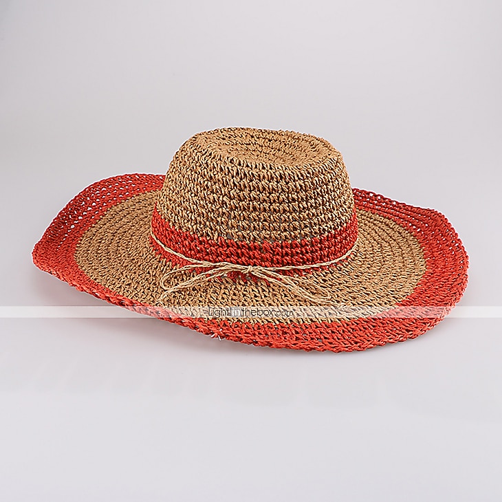 Mulheres Cestaria Capacete-Casual / Ao ar Livre Chapéus 1 Peça Head circumference 57cm de 2026 por $16.49 –P1