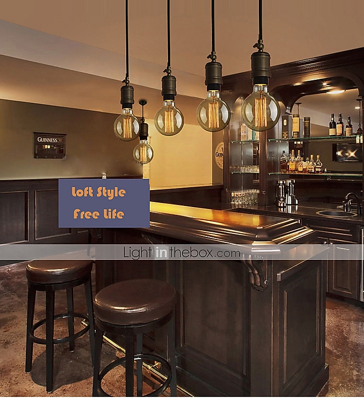 ecolight® e27 40w 3700k warm witte loft retro industriële gloeilamp edisonlamp (ac220 ~ 265v) 2026 - $11.49 –P3