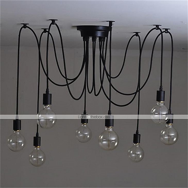 8 lumières 120CM Style de bougie Lustre Métal Finitions Peintes 110-120V 220-240V de 2026 ? $100.99 –P2