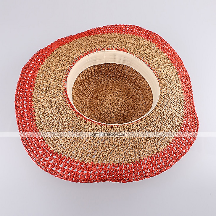 Mulheres Cestaria Capacete-Casual / Ao ar Livre Chapéus 1 Peça Head circumference 57cm de 2026 por $16.49 –P6