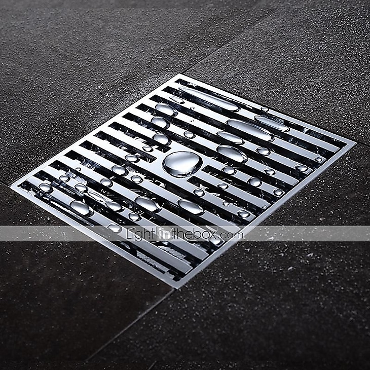 2026年 ホームドレン 正方形 10cm*10cm コンテンポラリー 真鍮 1個  コレクション – $40.99 –P1