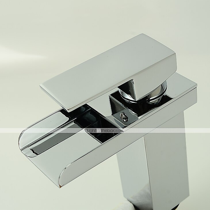 Grifo monomando para lavabo de baño, estilo moderno, monomando, un orificio, cromo, grifos para lavabo, latón, ajustable, manguera de agua fría y caliente 2025 - $72.99 –P7