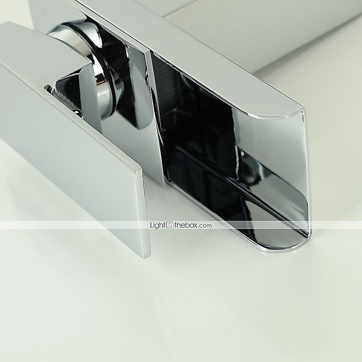 Grifo monomando para lavabo de baño, estilo moderno, monomando, un orificio, cromo, grifos para lavabo, latón, ajustable, manguera de agua fría y caliente 2025 - $72.99 –P6