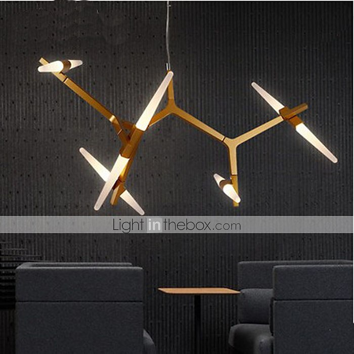10-Light 100 cm Люстры и лампы Металл Стекло Спутник Электропокрытие 110-120Вольт 220-240Вольт 2025 - $768.99 –P4