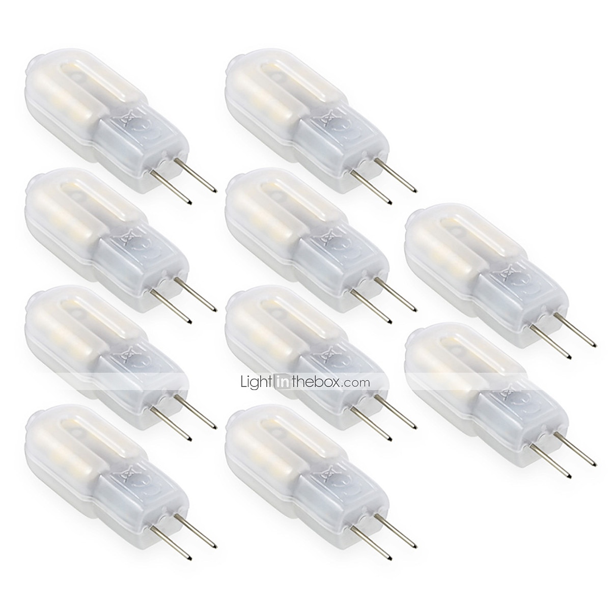 10pcs 3W LED Bi-pin Lights Bulbs 300lm G4 12LED Beads SMD 2835 Dimmable Landscape 30W Halogen Bulb Replacement Warm Cold White 360 Degree Beam Angle 220-240V 12V 2025 - $14.49 –P3