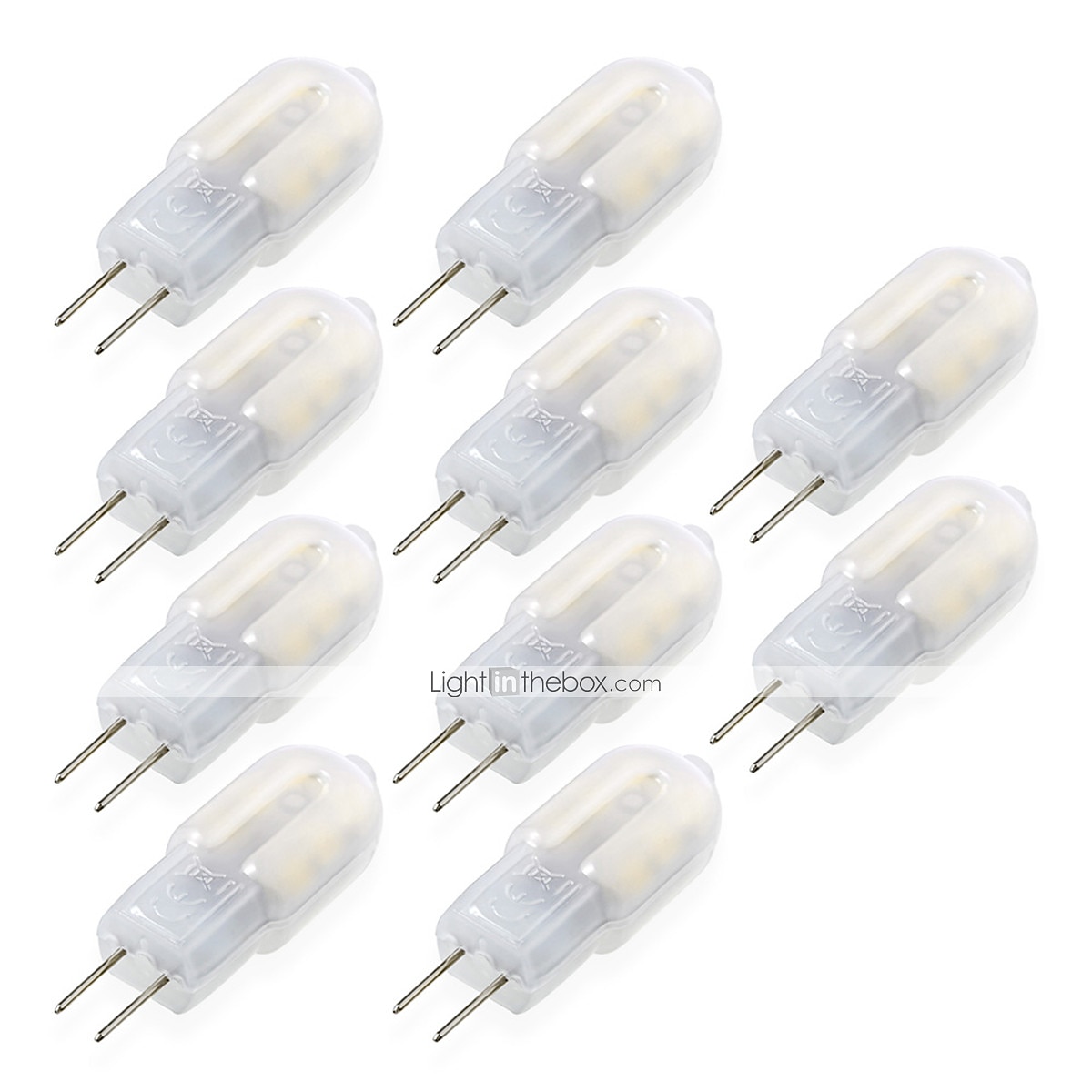 10pcs 3W LED Bi-pin Lights Bulbs 300lm G4 12LED Beads SMD 2835 Dimmable Landscape 30W Halogen Bulb Replacement Warm Cold White 360 Degree Beam Angle 220-240V 12V 2025 - $14.49 –P2