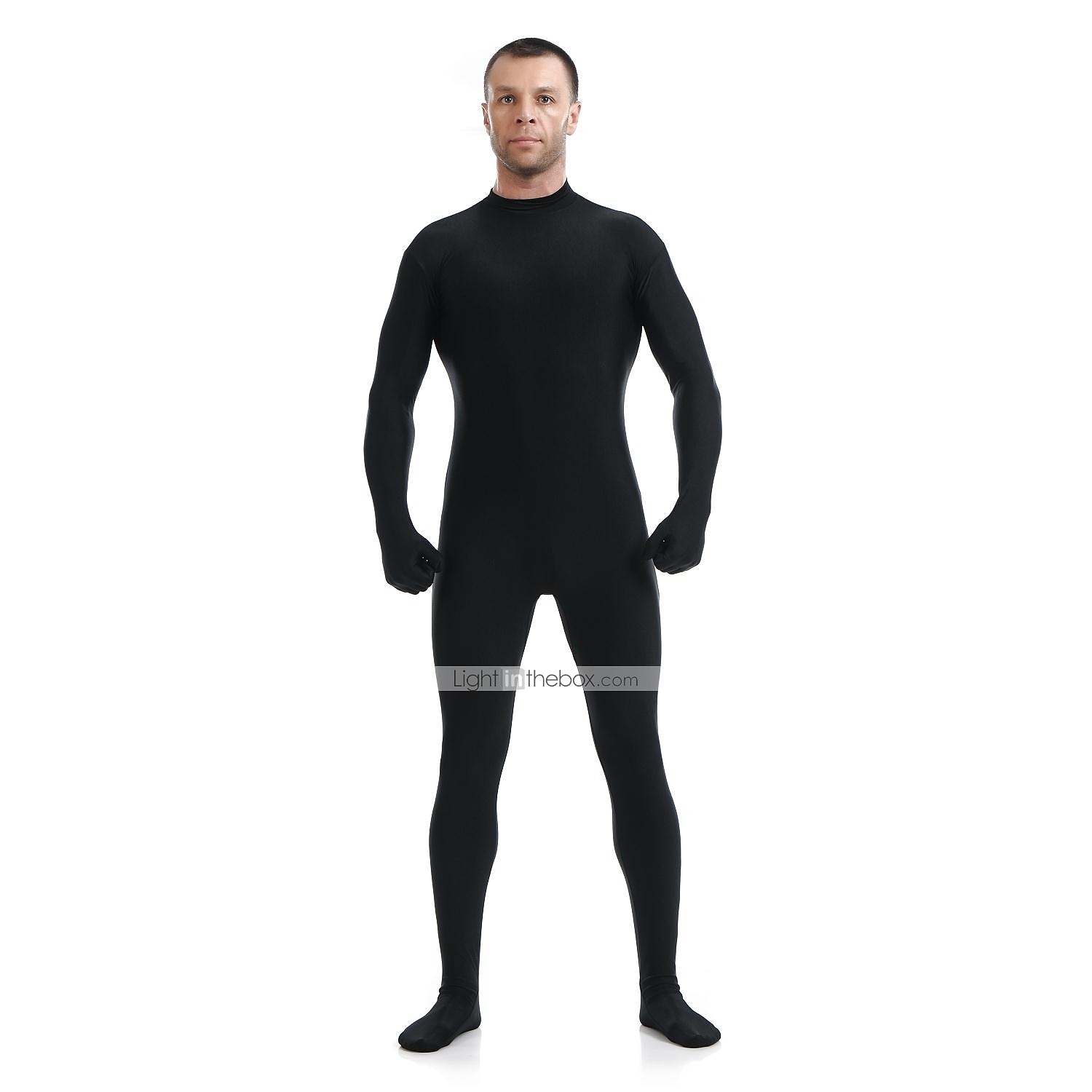 Zentai Suits Costume Hoodie Carnival Costume Full Body Suit Kings Day Men's Women's Sex Solid Colored Spandex Lycra Costume for Performance Party Valentine's Day Halloween Adults' 2025 - $35.99 –P3