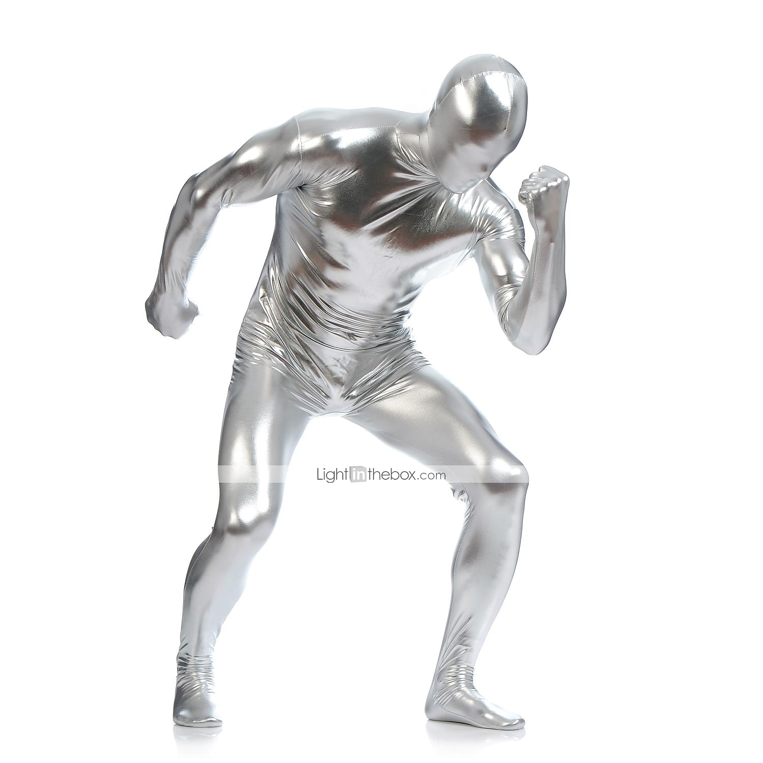 Shiny Zentai Suits Cosplay Costume Catsuit Carnival Costume Full Body Suit Men's Women's Sex Sexy Costume Solid Colored Spandex Latex Costume for Halloween Adults' 2025 - $37.99 –P3