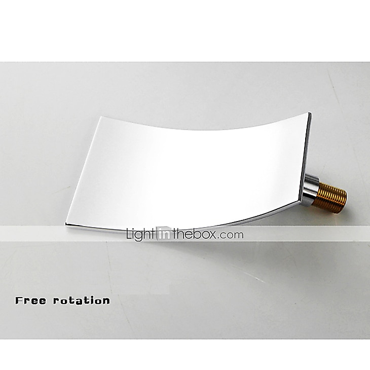 Wall Mount Bathroom Sink Mixer Faucet Chrome, Concealed Washroom Basin Taps Waterfall Spout Single Handle 2 Hole, Rough in Valve Mixer Bathtub Bath Taps 2025 - $113.99 –P5