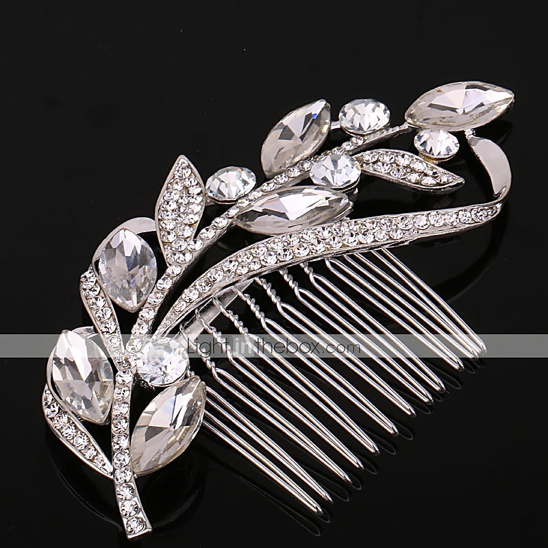 Pearl / Crystal / Rhinestone Hair Combs with 1 Piece Wedding / Special Occasion / Casual Headpiece 2025 - $5.49 –P1