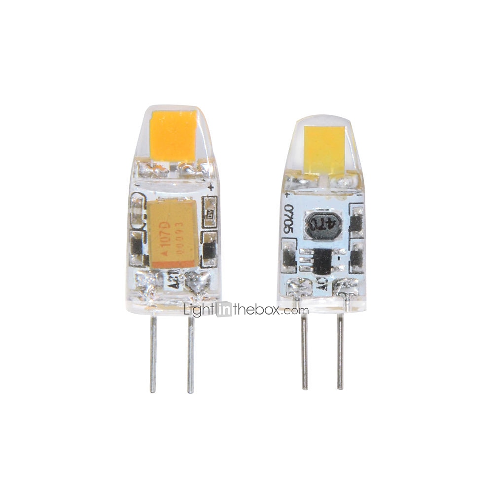 2025年 2W G4 ＬＥＤ２本ピン電球 MR11 1 LEDの COB 装飾用 調光可能 温白色 クールホワイト 100-150lm 3000-6000K DC 12 AC 12V   コレクション – $22.99 –P2