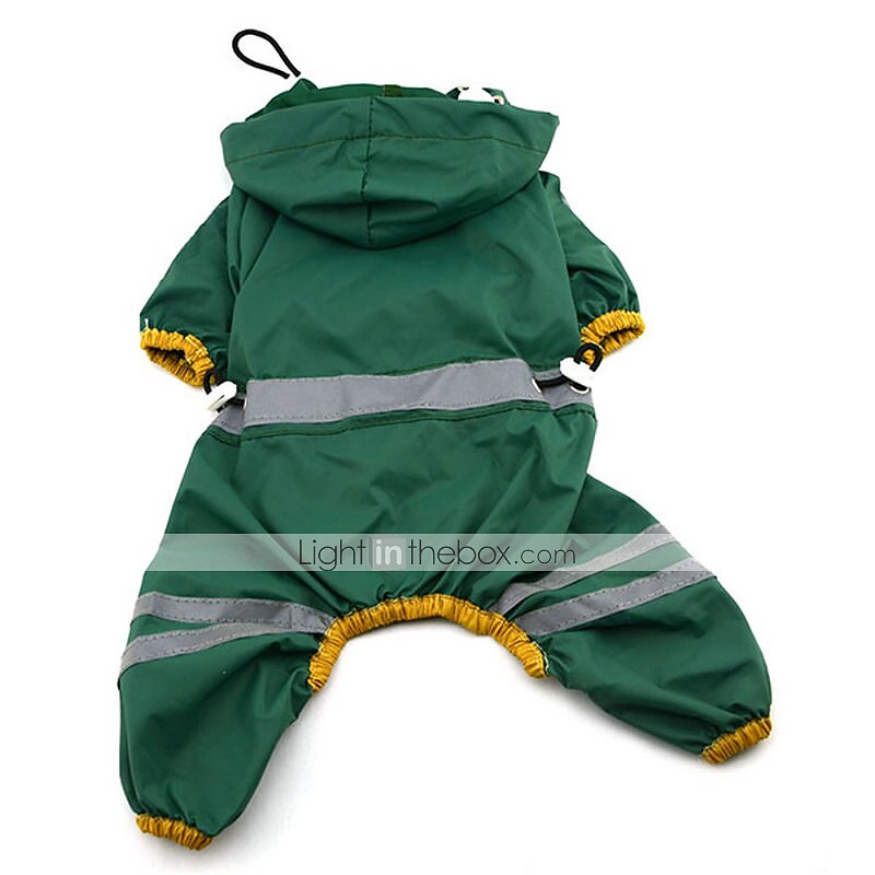 Hund Regnjacka Valpkläder Vattentät Vindtät Vattentät Utomhus Hundkläder for Bulldogg Shiba Inu Mops Chihuahua Small 2025 - $11.49 –P5
