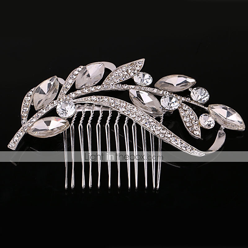 Pearl / Crystal / Rhinestone Hair Combs with 1 Piece Wedding / Special Occasion / Casual Headpiece 2025 - $5.49 –P2