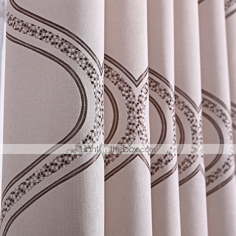 skräddarsydda blackout mörkgardiner gardiner två paneler / jacquard / barnrum 2025 - $98.99 –P3