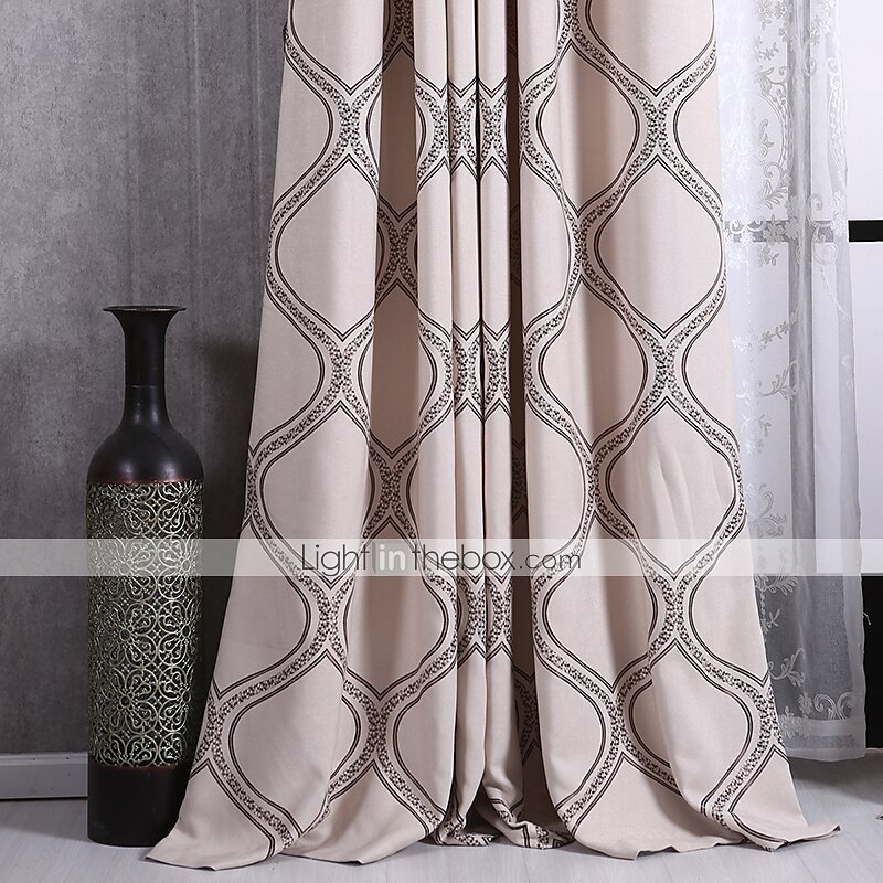 skräddarsydda blackout mörkgardiner gardiner två paneler / jacquard / barnrum 2025 - $98.99 –P2