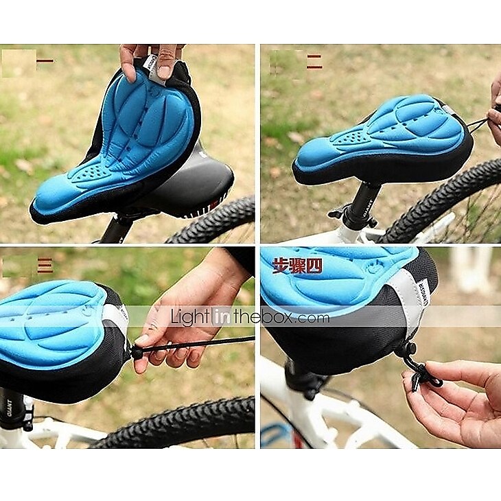 Bike Saddle 3D Soft Bike Seat Cover Comfortable Foam Seat Cushion Cycling  Saddle for Bike Bike Accessories 5020067 2022 – $8.79