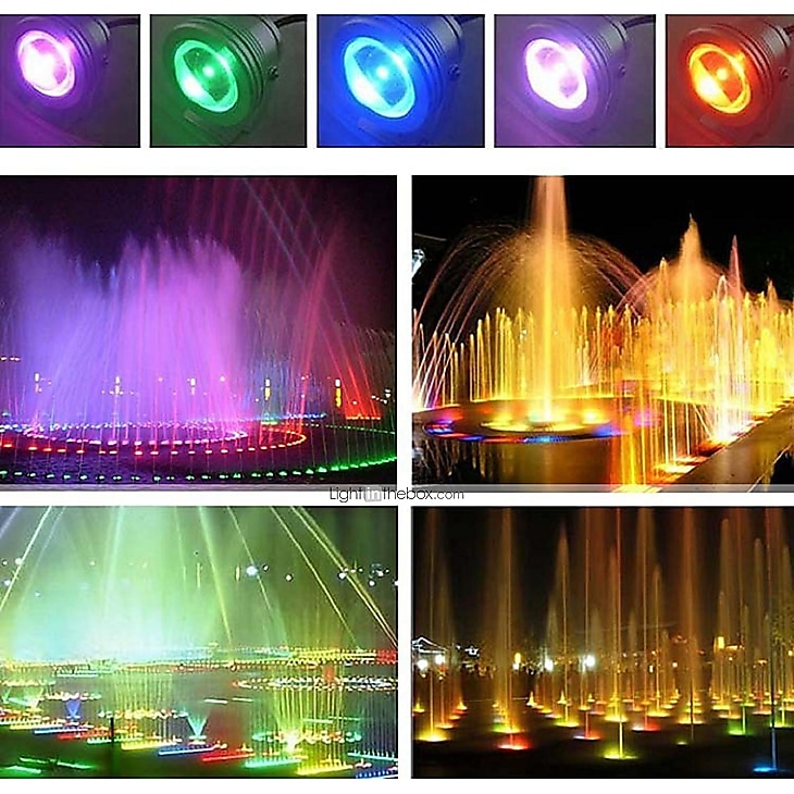2025年 LED池プールライト水中噴水スポットライトリモコンrgb防水色変更12v風景用LEDビーズ コレクション – $31.99 –P3