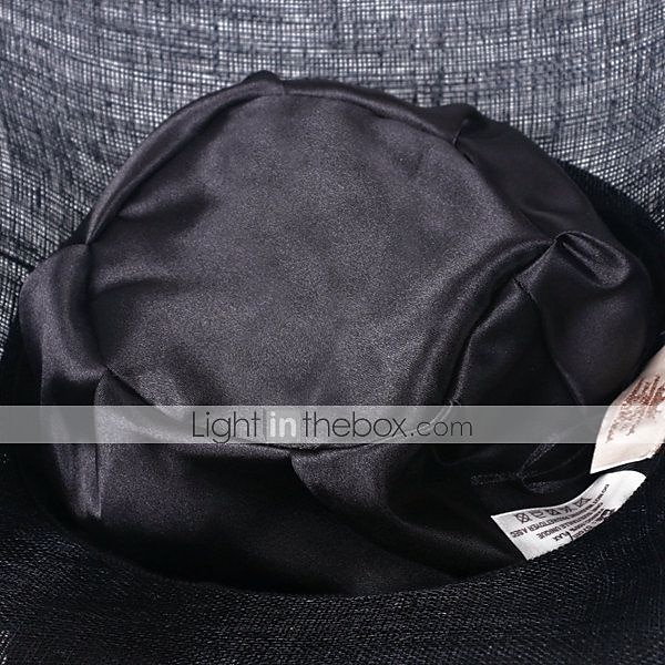 Fascinatorer Hattar Sinamay Bowler  Klok Hatt Bröllop Avslappnad Hästkapplöpning Damens Dag Melbourne Cup Vintage Elegant Med Slips Huvudbonad Huvudbeklädnad klä dig för att imponera Racedag Klänning 2026 - $104.99 –P10