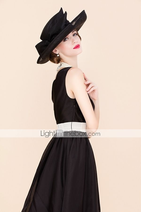 Fascinatorer Hattar Sinamay Bowler  Klok Hatt Bröllop Avslappnad Hästkapplöpning Damens Dag Melbourne Cup Vintage Elegant Med Slips Huvudbonad Huvudbeklädnad klä dig för att imponera Racedag Klänning 2026 - $104.99 –P8