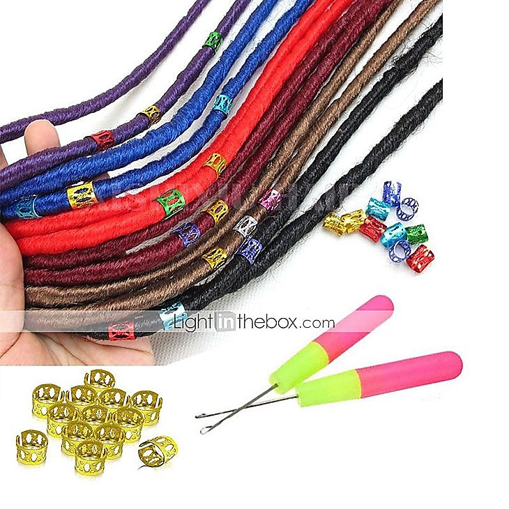 Faux Locs Dreadlocks Nu Locs Box Braids Synthetic Hair Braiding Hair 24 roots / pack 2025 - $14.99 –P6