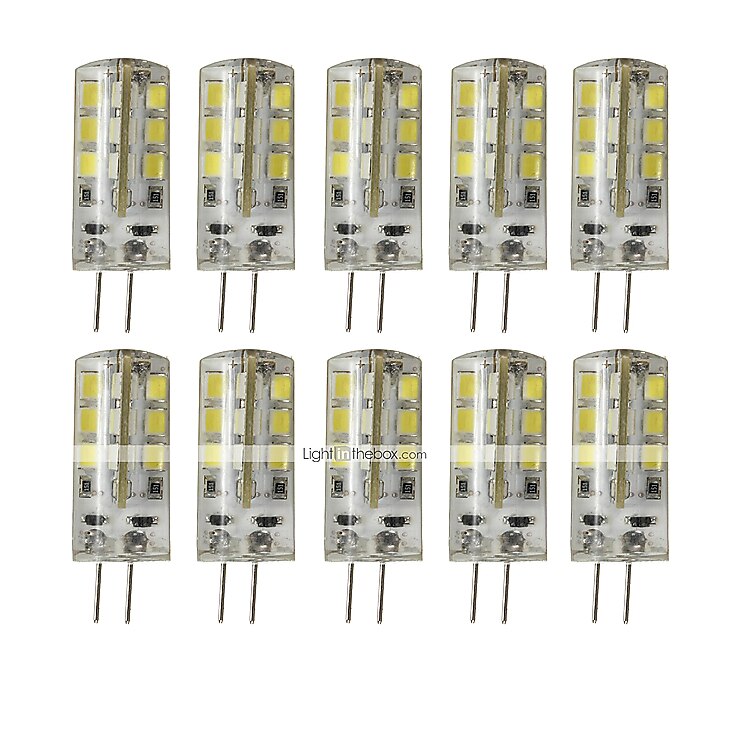 brelong 10 pièces g4 24led smd2835 gradable lumière décorative en maïs dc12v blanc / blanc chaud de 2025 ? $18.99 –P2