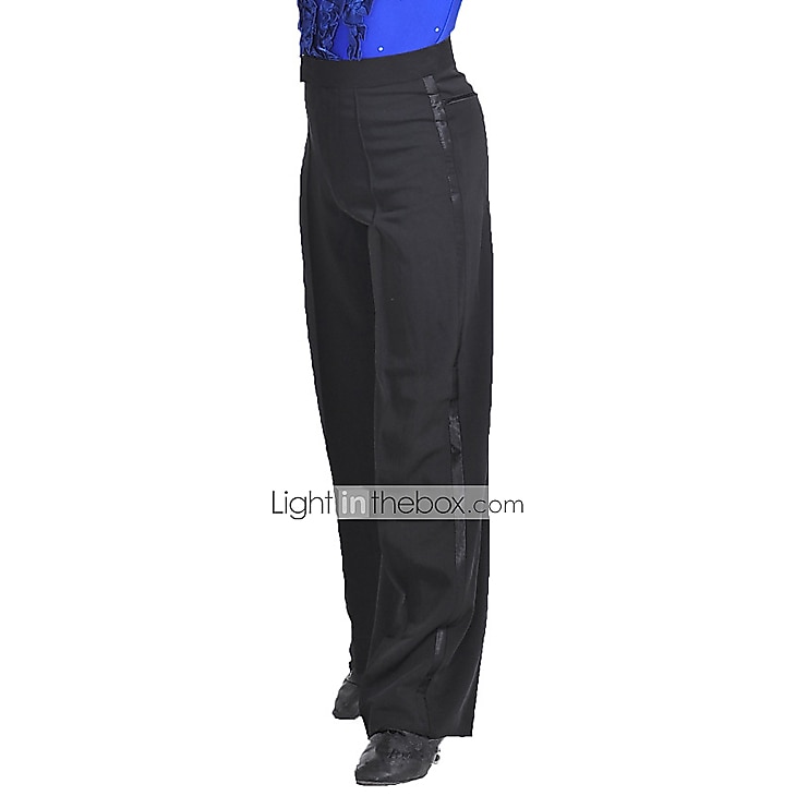 Baile Latino Pantalones Volantes Chico Entrenamiento Rendimiento Ropa de Deporte Sin Mangas Cintura Media Licra / Danza Latina 2026 - $42.99 –P3