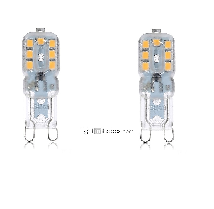 10pcs 2.5W LED Bi-pin Lights Bulbs 250lm G9 14LED Beads SMD 2835 Dimmable Landscape 30W Halogen Bulb Replacement Warm Cold White 360 Degree Beam Angle 220-240V 110-130V 2025 - $20.99 –P3